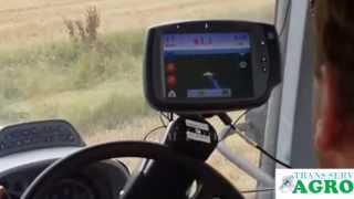 Autoghidare ghidare automata cu Matrix 840 de la TeeJet GPS agricol [upl. by Nikal]