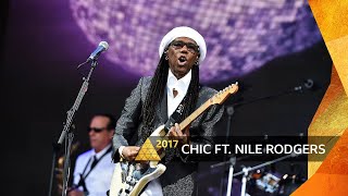 Nile Rodgers amp CHIC  Good Times Glastonbury 2017 [upl. by Yoral82]