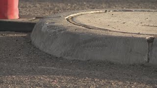 Nearly a dozen drivers strike newly constructed Belton median in the same night [upl. by Schriever]