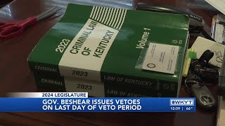 WATCH ‘Safer Kentucky Act’ among bills vetoed by Beshear lawmakers may consider override [upl. by Adolf]