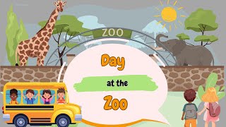 Interactive Fun Learning Video for Kids Let’s go to the Zoo🦒🐘🐅 [upl. by Zosima]