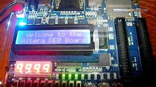 Terasic ALTERA DE0 Board DEMO [upl. by Xonel]