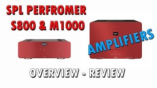 SPl Performer S800 amp M1000 Power Amplifiers Review [upl. by Waring]