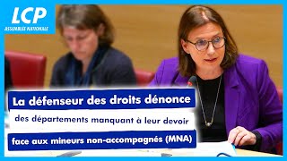 Mineurs nonaccompagnés  la défenseure des Droits dénonce lattitude de plusieurs départements [upl. by Gabriela451]