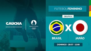 Brasil x Japão  Jogos Olímpicos  Gaúcha em Paris  28072024 [upl. by Nayllij514]