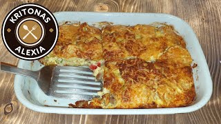 Τέλειο Ογκρατέν πατάτας με κοτόπουλο Chicken with potatoes ograten ENG SUBS kritonas alexia [upl. by Bate901]