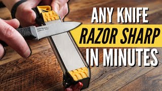 How to Sharpen ANY Knife RAZOR Sharp with Work Sharp Field Sharpener [upl. by Ki749]