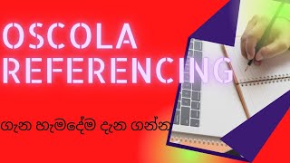 OSCOLA Referencing in Sinhala Citationreferencing sinhalaHow to do OSCOLA referencing Research [upl. by Slotnick826]