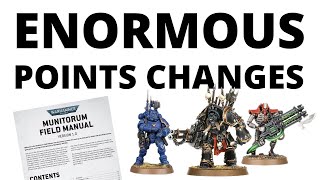 GW Just UPENDED Warhammer 40Ks Points System  Locked Squad Size Free Wargear  Huge Changes [upl. by Sorrows]