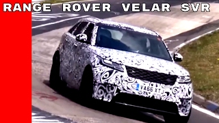 Range Rover Velar SVR Spied [upl. by Tessler130]