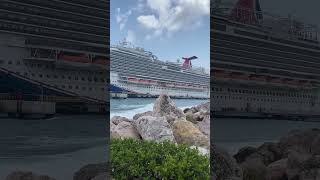 Carnival Horizon In Curacao [upl. by Novaelc]