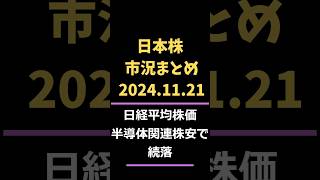 【日本株】エヌビディア決算受け半導体株が下落 日本株最新情報まとめ！ 日本株 日経平均 株価 明日の注目株 shorts [upl. by Ennywg]