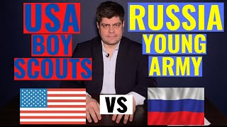 USA BOY SCOUTS VS RUSSIA YOUNG ARMY  Who wins if they fight [upl. by Amesari]