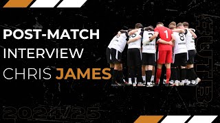 Post Match Interview  Westbury H  Chris James [upl. by Hogen940]