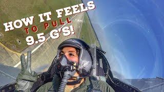 What its Like to Fly in an F16 Fighter Jet with a Demo Pilot  95Gs with Cockpit Audio [upl. by Miett42]