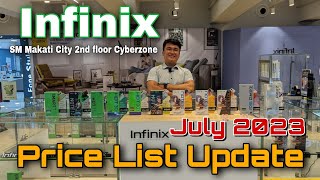 Infinix Price List Update July 2023 Infinix Note 30 series Zero Ultra Zero 5G Hot 30 Play [upl. by Line]