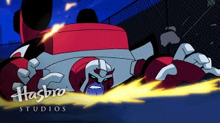 Transformers Animated  Humans Call it Playing Possum  Transformers Official [upl. by Ybbed]