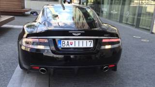 BRUTAL LOUD Aston Martin DBS start ups  accelerations [upl. by Llywellyn]