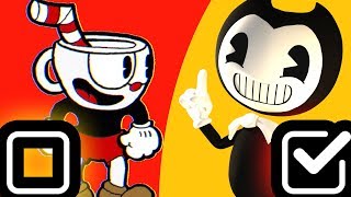 CUPHEAD VS BENDY Which is better  Gmod Mod [upl. by Noffets580]