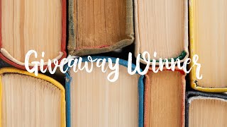 Book giveaway winner [upl. by Ahsemak613]