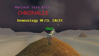 Vanilla NFSL Demo Warlock solo Chronalis for Test of Skulls quest  Onyxia Attune [upl. by Oijimer]