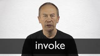 How to pronounce INVOKE in British English [upl. by Aldercy578]