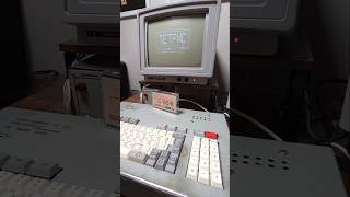 Playing Tetris on an Elektronika KR02 Radio86RK 1989 shorts retrogaming asmr [upl. by Home]