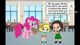 Gretel Smashes A Classroom DeskGrounded [upl. by Alaet675]