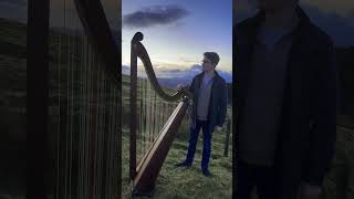 The magical Aeolian Harp effect harp wales magical [upl. by Avik]