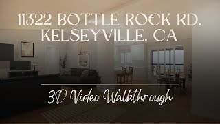 11322 Bottle Rock Rd 3D Video Walkthrough [upl. by Aerdnac]