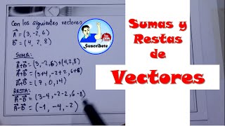 Sumas y restas de Vectores  Harold Alvarez [upl. by Piggy]