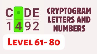 Cryptogram Letters and Numbers  Level 6180  Answers [upl. by Ricardama848]