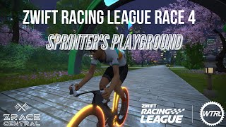 Zwift Racing League Race 4 Guide  Sprinters Playground [upl. by Scheer]