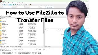 How to use Filezilla FTP Client  How to Create FTP Account in CPanel [upl. by Holle]