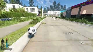 Sliding And Kicking Soccer Ball  Fallout 4 [upl. by Marron]