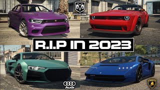 GTA Online  6 Cars Discontinued in 2023 Real Life [upl. by Idarb]