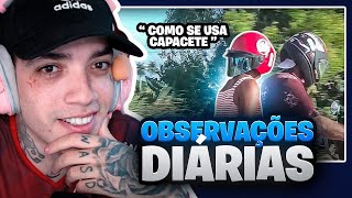 Reagindo a OBSERVAÇÕES DIÁRIAS EP 195 [upl. by Htes]