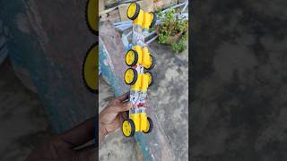 Diy 8x8 Powerful RC Car  Power of 8 Toy Motors in an 8x8 Monster Car shortstrending dcmotor [upl. by Eanad229]