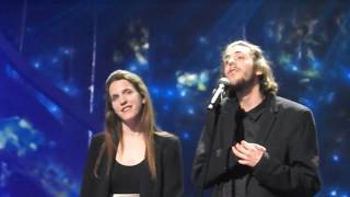 Salvador Sobral  Amar Pelos Dois Portugal LIVE Final inside Arena encore [upl. by Virg]