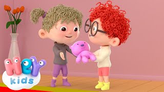 Le partage 🌟  Chanson pour Apprendre à Partager pour Bébé  HeyKids en Français [upl. by Hannahoj890]