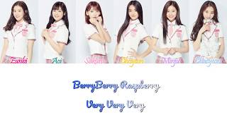 BerryBerry Raspberry Produce 48  Very Very Very 너무너무너무 HanRomEng Color Coded Lyrics [upl. by Lewiss53]