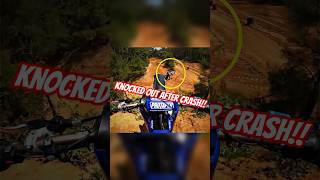 Dirt Biker Crash and Gets Knocked Out shorts [upl. by Patrica]