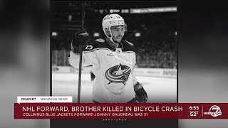 NHL AllStar Johnny Gaudreau and his brother killed by alleged drunk driver [upl. by Andria]