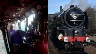 An A1 from the footplate  Driving Experience on 60163 Tornado  Great Central Railway  070122 [upl. by Onairotciv627]