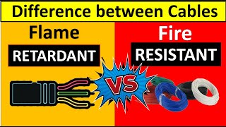 Fire Resistant vs Flame Retardant Cable SELECTION [upl. by Nomihs]