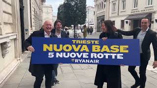 Ryanair opens new base in Trieste Italy [upl. by Aicilegna332]