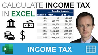 An Excel function to calculate income tax  and why you should automate more [upl. by Wernick]