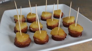 Glazed Kielbasa Appetizer Tasty amp Quick Recipes [upl. by Enelloc296]