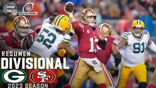 Green Bay Packers vs San Francisco 49ers  Divisional  Resumen NFL en español  NFL Highlights [upl. by Grega939]