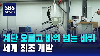 계단 오르고 바위 넘는 바퀴…세계 최초 개발  SBS [upl. by Wernsman720]